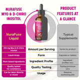NURAFUSE Cinnamon Supplement showing serving size