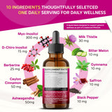 NURAFUSE Cinnamon Supplement with Myo-Inositol and Berberine side view
