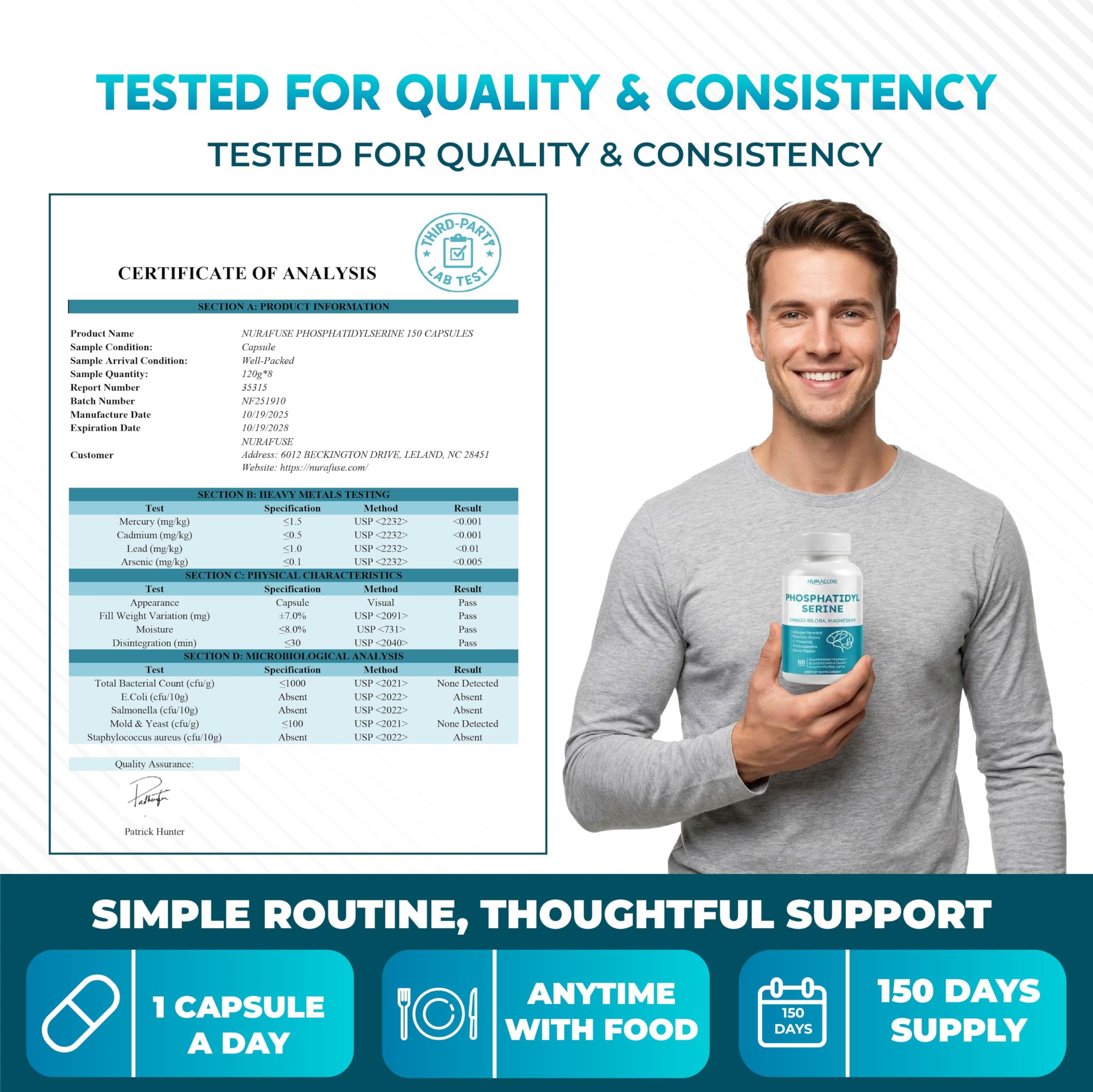 NURAFUSE Phosphatidylserine Supplement lifestyle scene