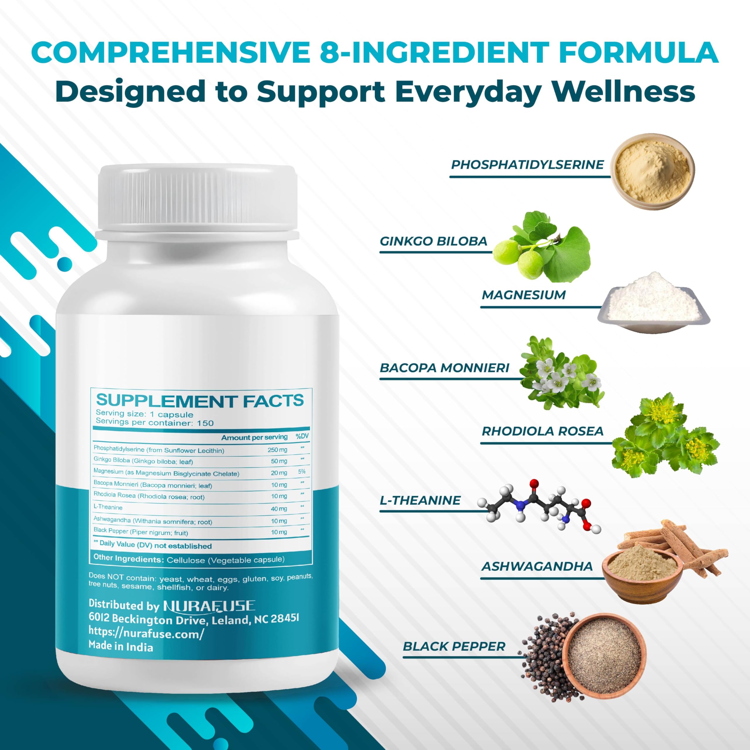 NURAFUSE Phosphatidylserine Supplement side view