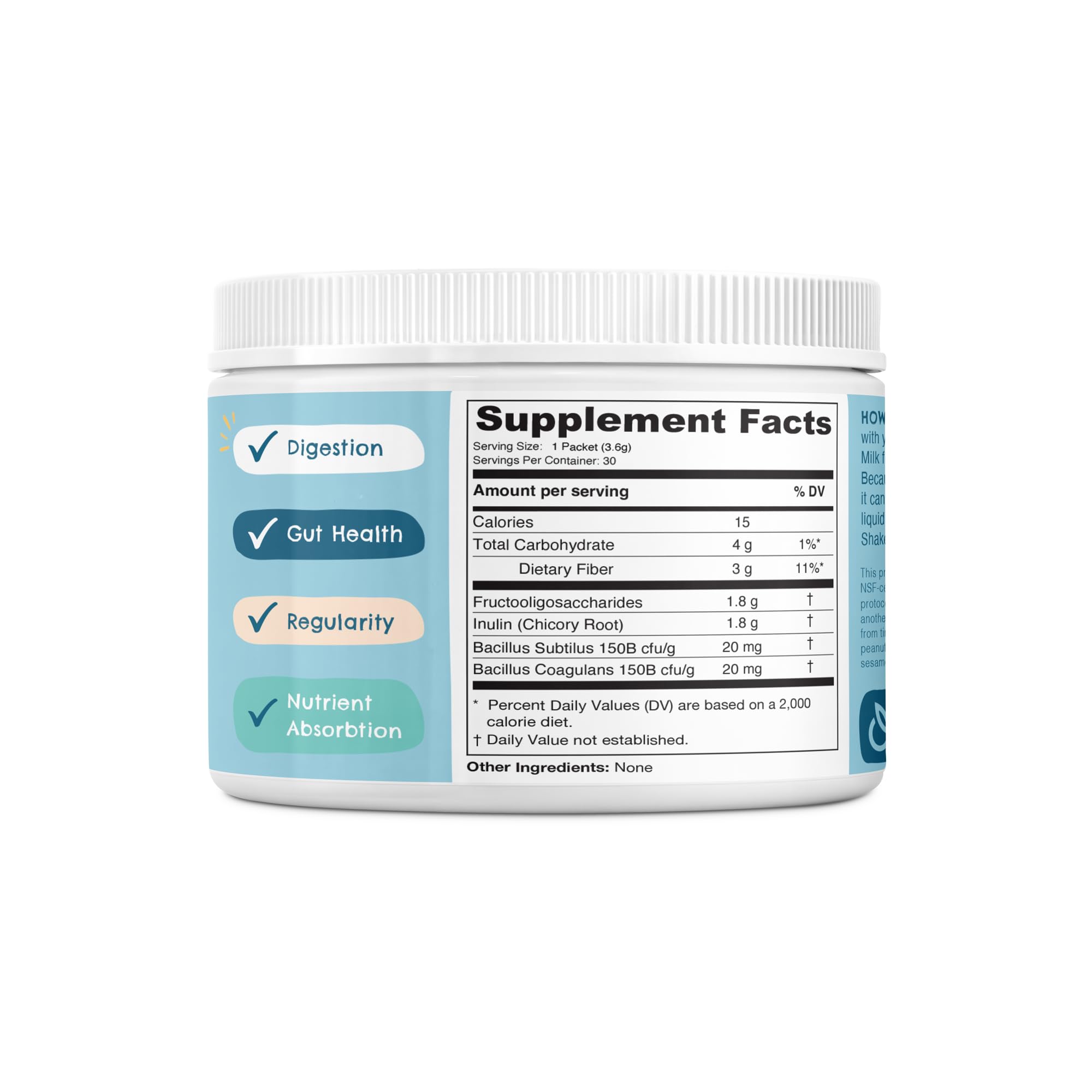 Nurished Super Pooper Probiotic Supplement packaging