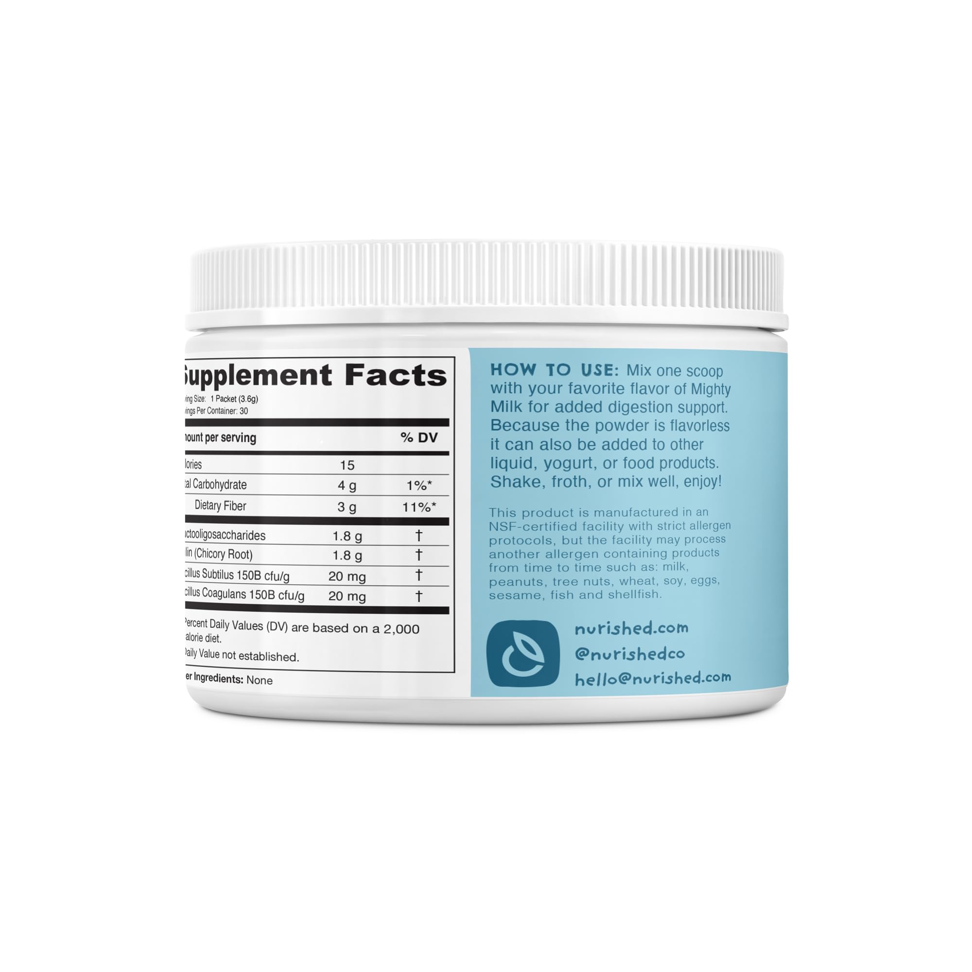 Nurished Super Pooper Probiotic Supplement scoop