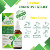 Nurse Harvey's Gastro-X glass dropper with herbal liquid