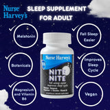 Nurse Harvey's Nite Nite capsules bottle side view