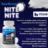 Nurse Harvey's Nite Nite capsules packaging with label