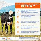 Nurse Julie's Colostrum Chewable Tablets for Kids with a child holding them