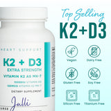 Nurse Julli Vitamin D3 + K2 supplement ingredients list
