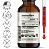 Nursh+ B12 Liquid Drops bottle with label showing ingredients