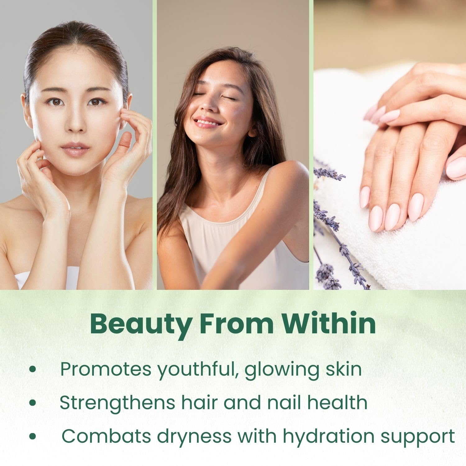 NURTIVE Collagen Builder Powder in a smoothie