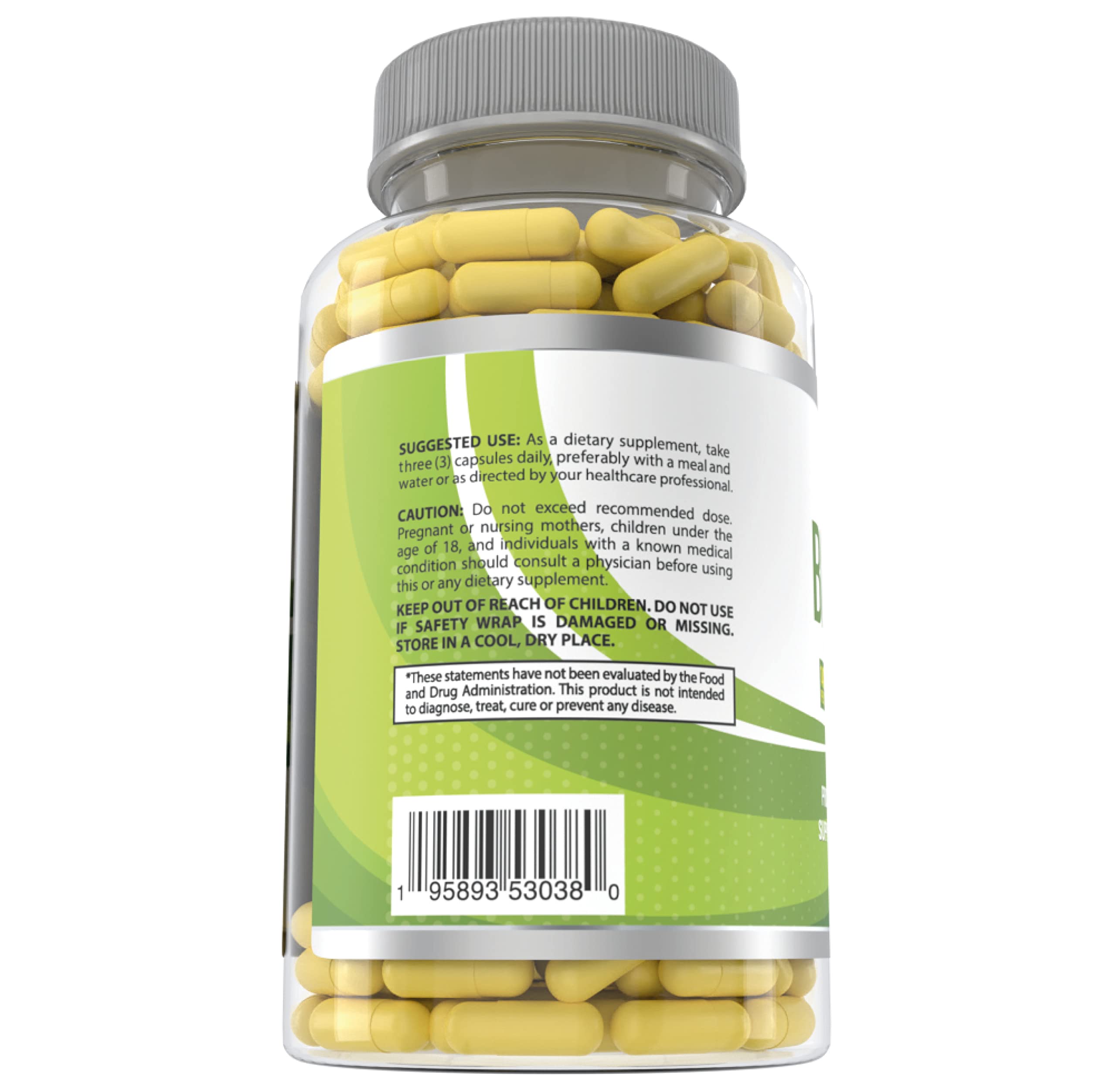 NURTURE ALLEY Cinnamon Berberine HCl Capsules in a hand