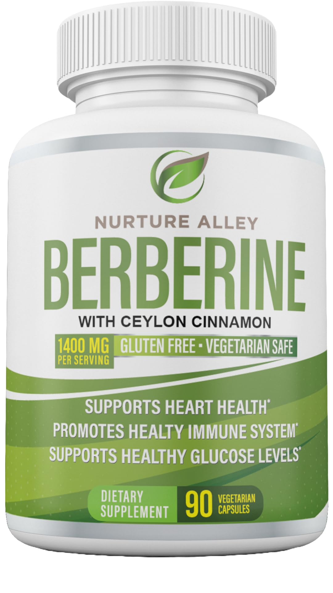 NURTURE ALLEY Cinnamon Berberine HCl Capsules with packaging