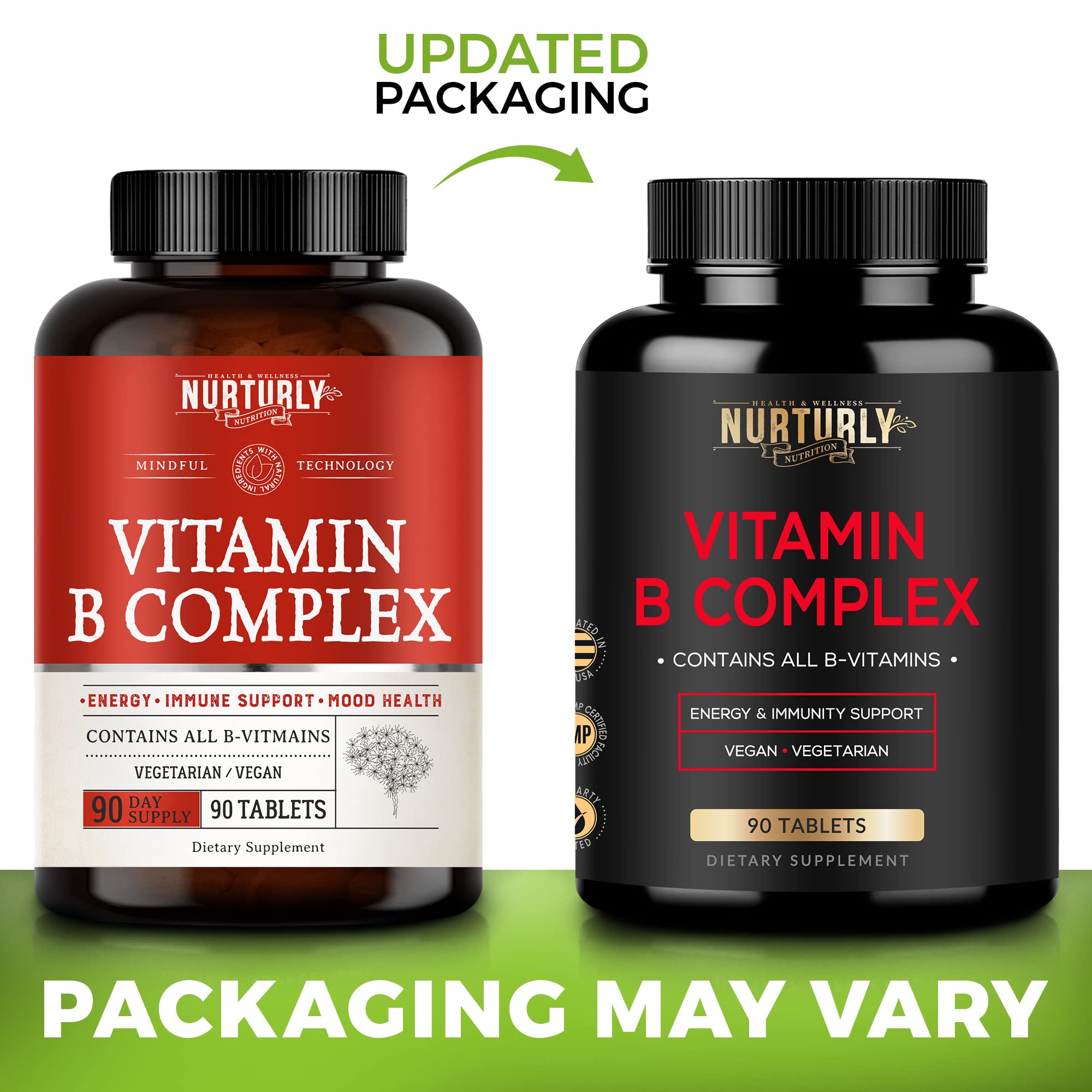 NURTURLY Super Vitamin B Complex packaging