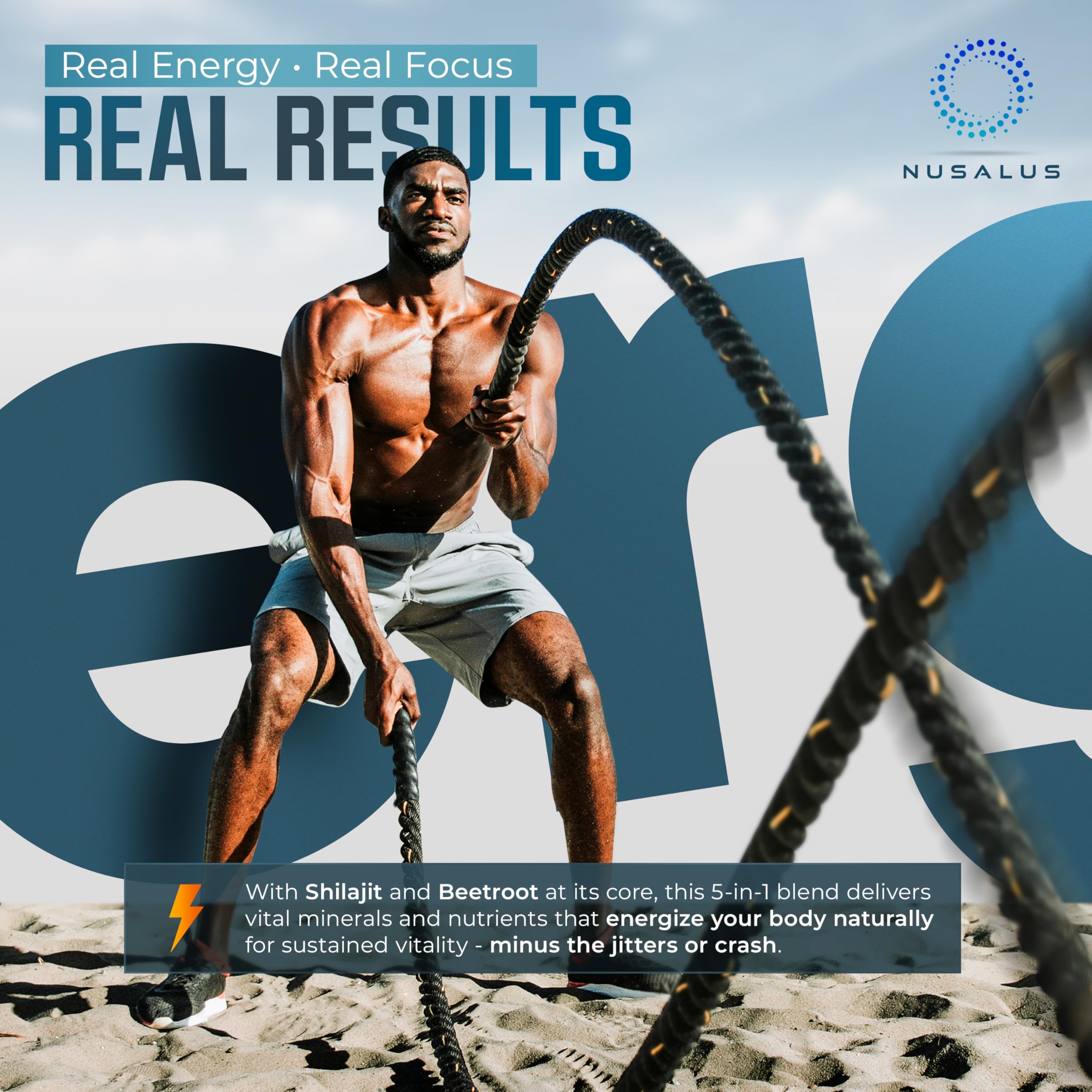 Nusalus Shilajit Plus Gummies opened package