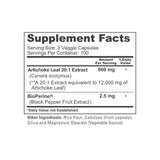 NusaPure Artichoke Capsules 600mg lifestyle scene with bottle