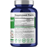 NusaPure Bacopa Leaf Monnieri Capsules 1000 mg bottle side view