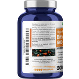 NusaPure Bitter Orange Capsules 500mg open bottle showing capsules