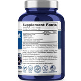 NusaPure Black Currant Oil Capsules 250mg bottle with 200 capsules