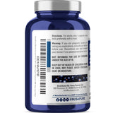 NusaPure Black Currant Oil Capsules 250mg side view showing capsule size