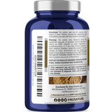 NusaPure Brewer's Yeast capsules on a wooden surface