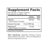 NusaPure Calcium Pyruvate Supplement capsules close-up