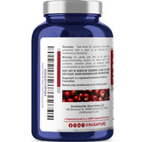 NusaPure Cayenne Pepper Capsules ingredients list on bottle