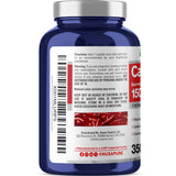 NusaPure Cayenne Pepper Capsules side view showing serving size details
