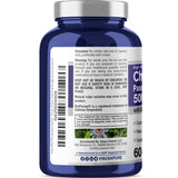 NusaPure Chrysin 20:1 Extract 500mg bottle side view