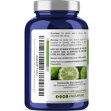 NusaPure Citrus Bergamot Capsules 600mg back label with ingredients
