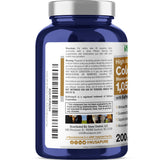 NusaPure Colostrum Supplement side view showing capsule size