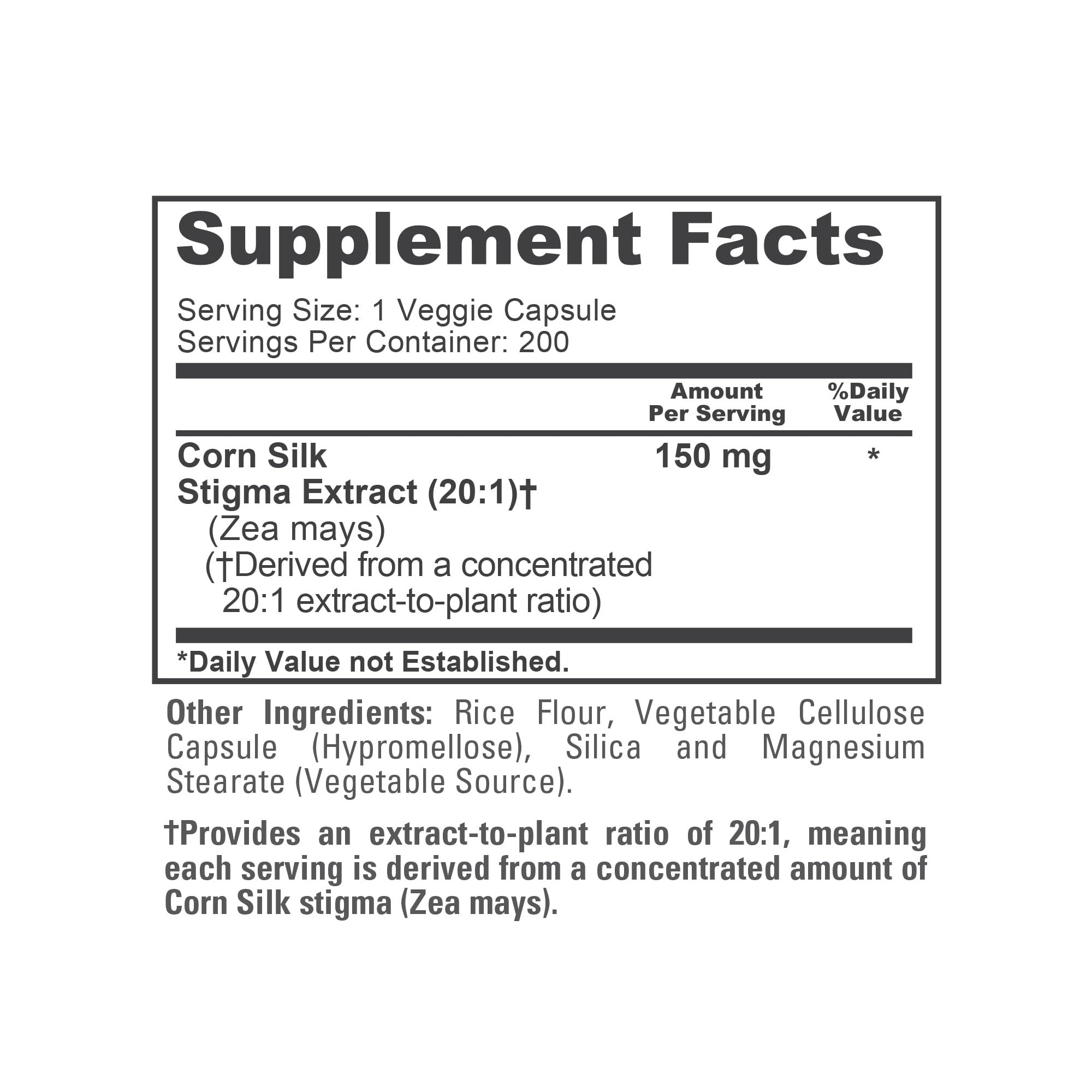 NusaPure Corn Silk Extract Capsules with a measuring spoon