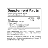 NusaPure Corn Silk Extract Capsules with a measuring spoon