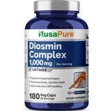 NusaPure Diosmin Complex 1000 mg 180 capsules front view
