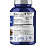 NusaPure French Maritime Pine Bark Extract 400mg veggie capsules side view