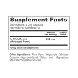 NusaPure Glutathione Supplement capsules on wooden surface