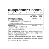 NusaPure Gymnema Sylvestre Capsules bottle with a measuring spoon