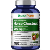 NusaPure Horse Chestnut Extract 300mg capsules front view