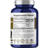 NusaPure Inositol & Choline 1000mg supplement side view showing capsule details