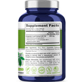 NusaPure Jiaogulan Extract Capsules 450mg bottle side view