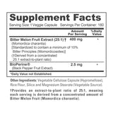 NusaPure Karela Bitter Melon Extract 400mg ingredients list