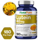 NusaPure Lutein Supplement side view of the bottle