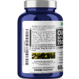 NusaPure Olive Leaf Extract 750 mg bottle side view