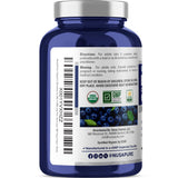 NusaPure Organic Blueberry Extract Capsules close-up of capsules