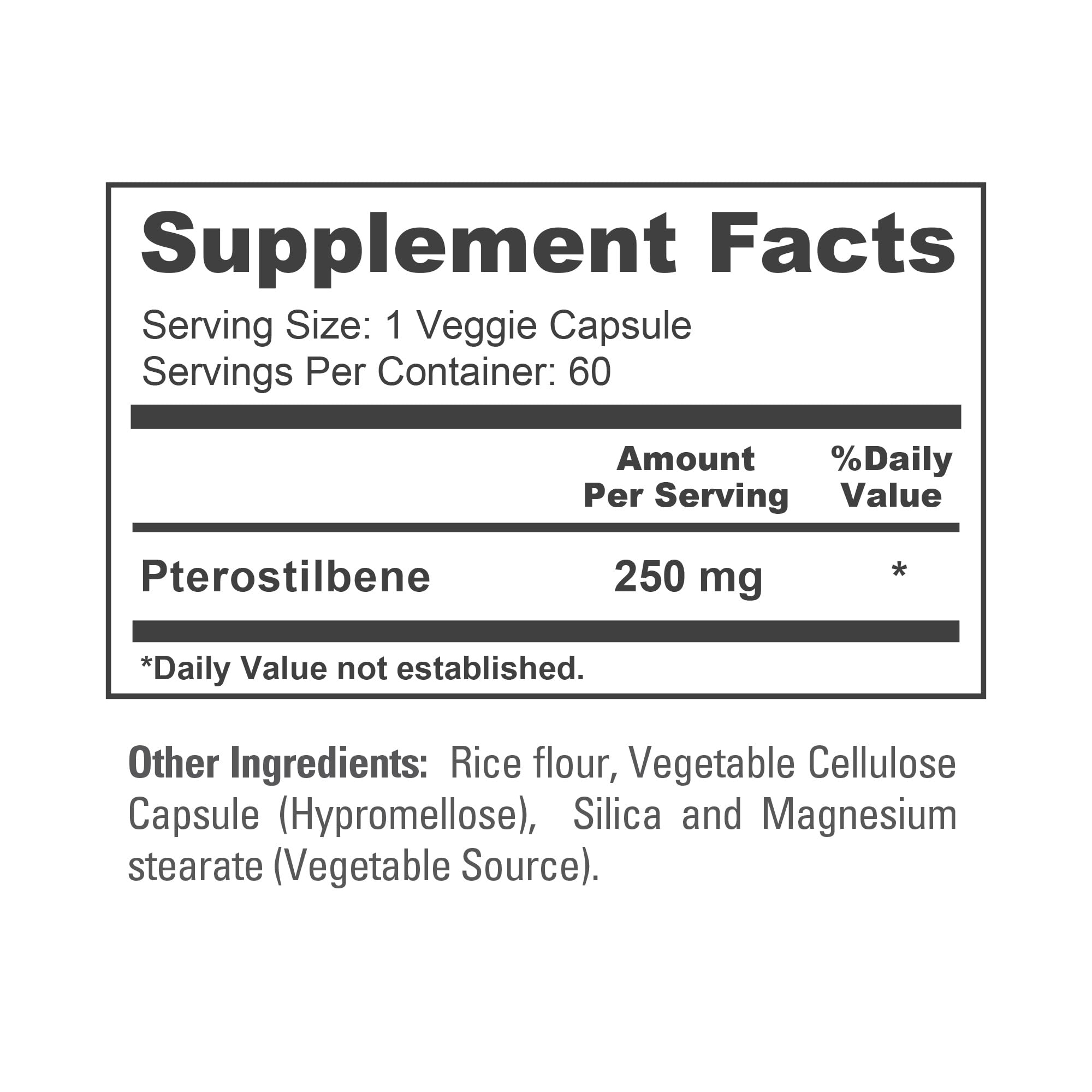 NusaPure Pterostilbene 250 mg capsules close-up of capsules