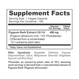 NusaPure Pygeum Bark Capsules 450mg close-up of capsules