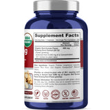 NusaPure Red Korean Panax Ginseng Capsules side view showing capsule details