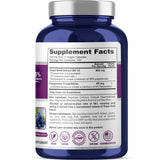 NusaPure Resveratrol Grape Seed Extract bottle with 200 capsules