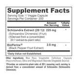 NusaPure Schizandra Berries Capsules 20:1 Extract ingredients list