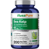 NusaPure Sea Kelp Capsules 10:1 Extract bottle front view