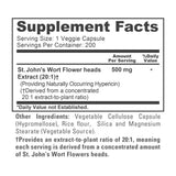 NusaPure St. John's Wort 500 mg capsules ingredients list