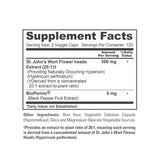 NusaPure St. John's Wort Capsules bottle with cap open